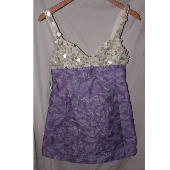H&M Innovation Embellished Jacquard Weave Sleeveless Mini Dress XS - Picture 15 of 16